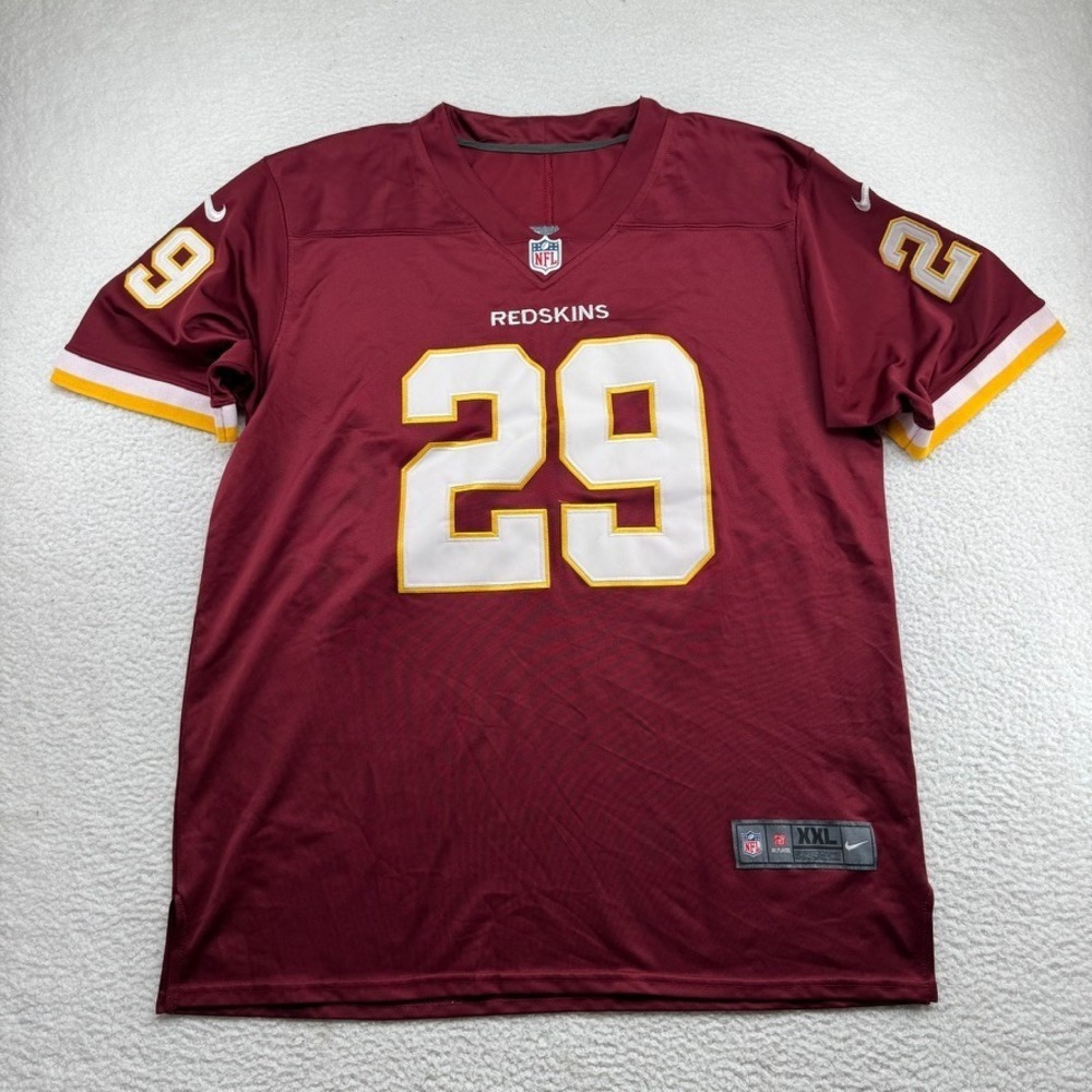 Nike On Field Washington Redskins Darius Guice Jersey Mens 2XL Red Stitched NFL